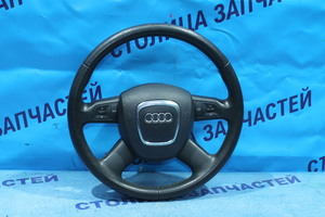 Руль - A6 4F2 - airbag с зарядом,кожа - 