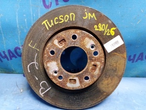 Диск тормозной - TUCSON JM Передний - 280/26 - 